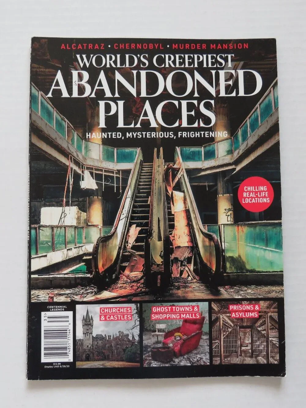 WORLD'S CREEPIEST ABANDONED PLACES LOT OF 2 MAGAZINES CENTENNIAL SPECIALS 2022